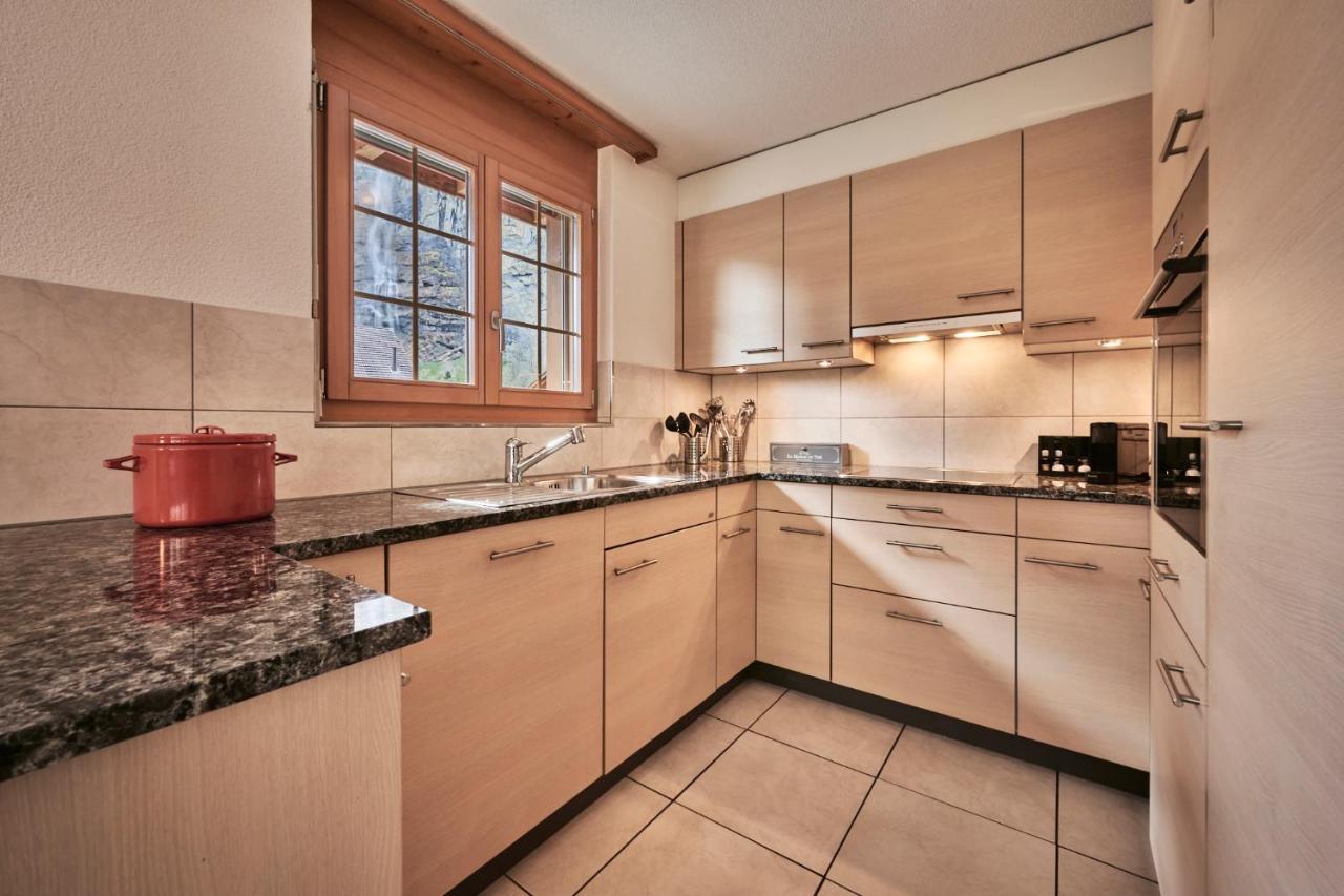 Apartment Mountain View, Luxury, Spacious With Best Views Lauterbrunnen Eksteriør bilde
