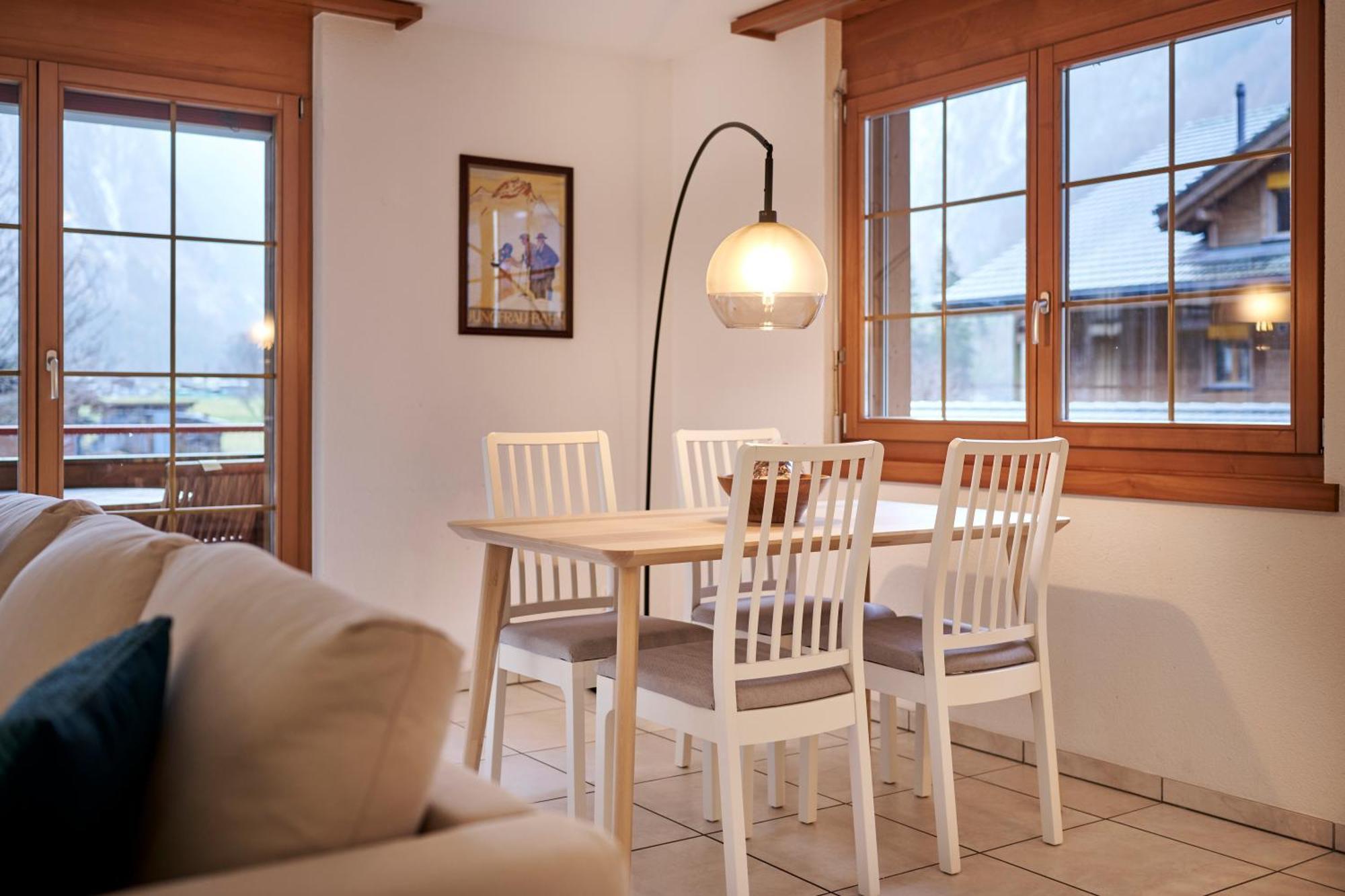Apartment Mountain View, Luxury, Spacious With Best Views Lauterbrunnen Eksteriør bilde